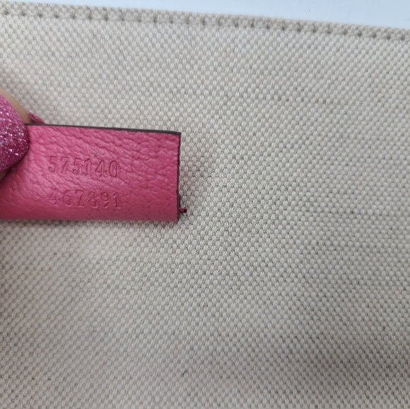 Gucci Montecarlo Pink Floral Shopper Tote Printed Coated Cotton - Picture 8 of 11